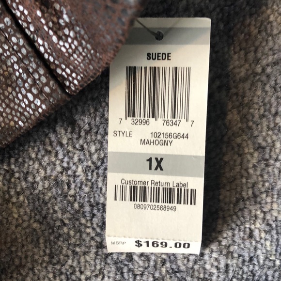 Brown Suede Blazer - Picture 2 of 4